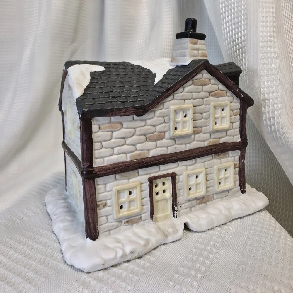 Christmas Village Seasonal‎ Specialties General Store 1991 Hand Painted VTG